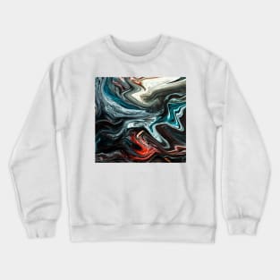 Marble colourful Crewneck Sweatshirt